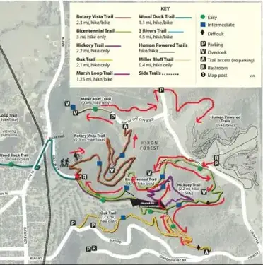 Hixon Forest Trails Map Hixon Forest The Gem Of La Crosse Wi Hiking Pawsitively Intrepid