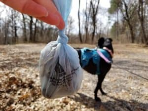 dog poop container for walks